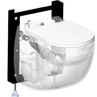 Sanicompact Comfort (WC mural avec broyeur intégré ) - SFA® -  FranceEnvironnement
