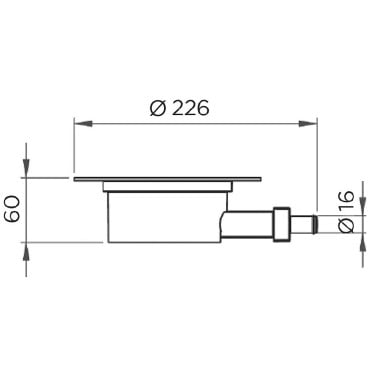 SFA - Sfa - Pompe De Relevage Sanifloor + : pompe + bonde de receveur Réf.  HIFLOOR 3
