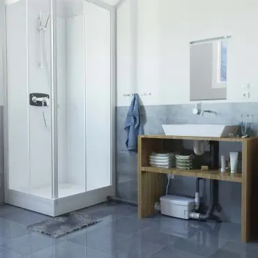 sanitaire lavabo douche Système de levage pour eaux usées 56212 Pompe à matières fécales 600 W WC 