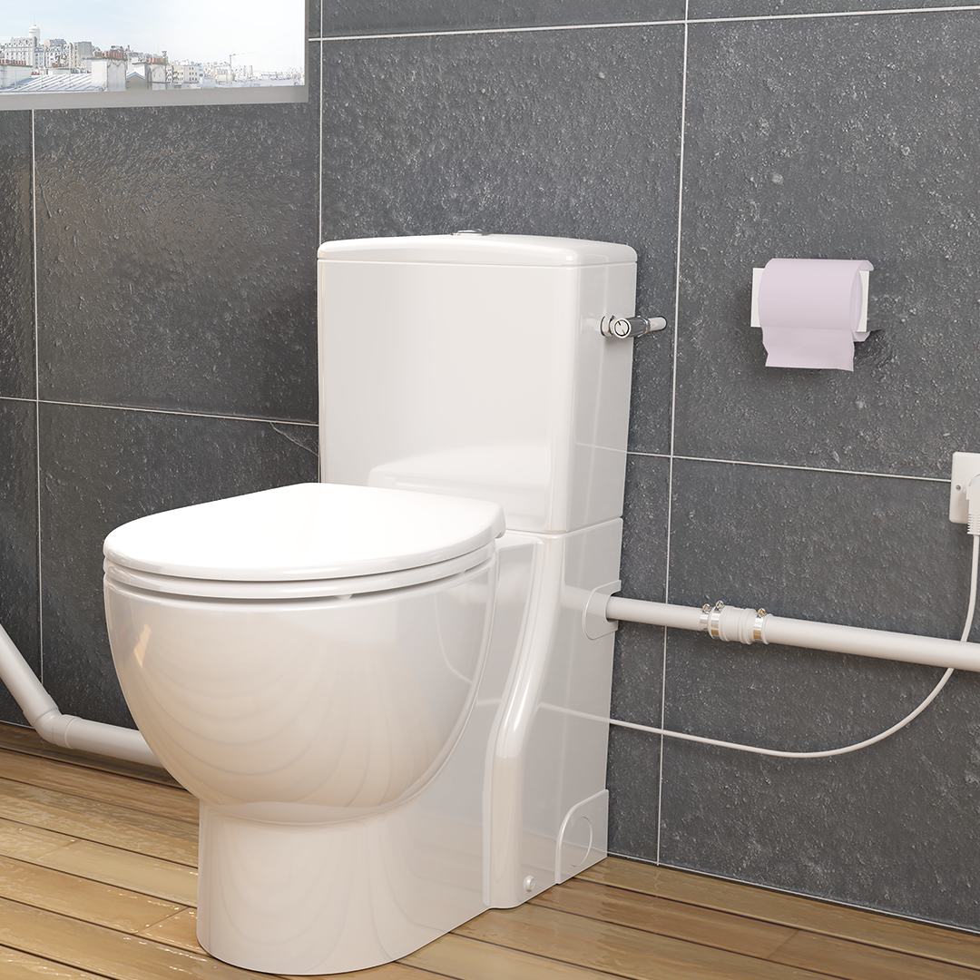 SFA Sanismart - WC broyeur - Design compact et léger 